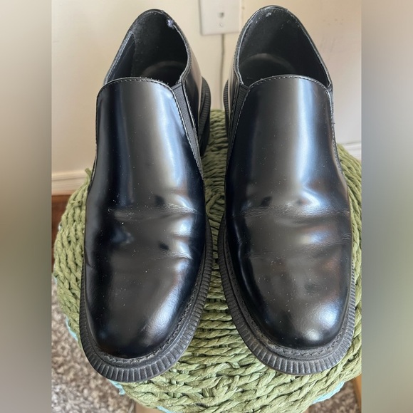 Dr.Martens Rosyna Black Leather Slip-on Shoes - Picture 5 of 15